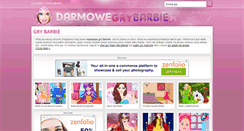 Desktop Screenshot of darmowegrybarbie.pl