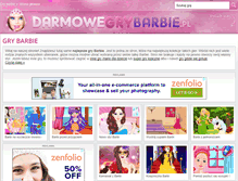 Tablet Screenshot of darmowegrybarbie.pl